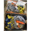 Image 1 : 2 TRAYS WITH ROOF FALL PROTECTION ROPOES AND HARNESSES
