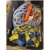 Image 3 : 2 TRAYS WITH ROOF FALL PROTECTION ROPOES AND HARNESSES