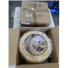 Image 1 : 2 AS NEW 3-TEIR BAMBOO LIGHTS - MEDIUM AND LARGE