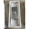 Image 2 : 2 WHITE METAL WALL SCONCE LIGHTS