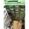 Image 3 : 2 BOXES OF PARTS BINS, TOOL BOXES, CONTENTS, ETC