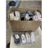 Image 1 : BOX OF NEW CHILDREN'S VELCRO STRAP FUZZY SHOES ASSORTED SIZES