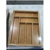 Image 1 : 2 BAMBOO DRAWER ORGANIZERS