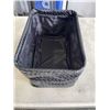Image 2 : NEW CASE OF BLACK STORAGE BINS QTY 8