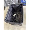 Image 3 : NEW CASE OF BLACK STORAGE BINS QTY 8