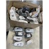 Image 1 : BOX OF NEW CHILDREN'S VELCRO STRAP FUZZY SHOES ASSORTED SIZES