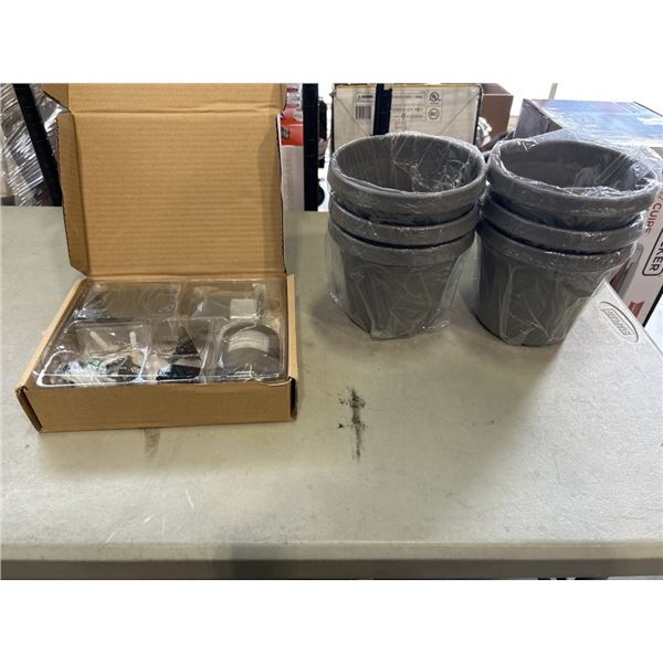SKYLINK DELUXE MOTION MONITORING KIT MODEL HA-300 AND 6 NEW PLANTER POTS