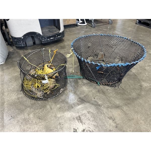 2 LARGE TRAPS, LARGE ONE IS 36 INCH DIAMETER