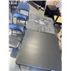 Image 1 : 2 FOLDING CARD TABLES AND 3 FOLDING CHAIRS
