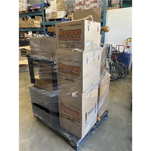 PALLET OF ESTATE STORAGE LOCKER  ITEMS