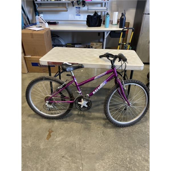 PURPLE RALEIGH BIKE