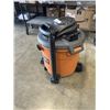 Image 2 : RIDGID 16 GALLON, 5HP SHOP VAC WITH HOSE AND ACCESSORIES, WORKING