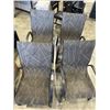 Image 1 : 4 STACKING PATIO SLING CHAIRS