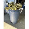 Image 1 : GARBAGE CAN WITH LARGE TARPS AND LIFTING STRAPS
