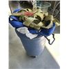 Image 3 : GARBAGE CAN WITH LARGE TARPS AND LIFTING STRAPS