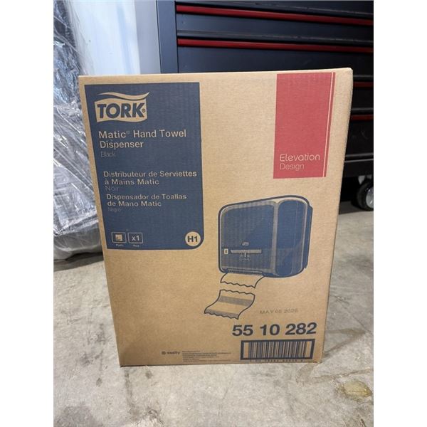 TORK HAND MATIC TOWEL DISPENSER - BLACK