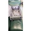 Image 4 : 2 FOREST GREEN ATANTIC SOFT SIDE SUITCASES - LARGE AND CARRY-ON SIZE