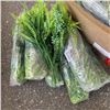 Image 2 : BOX OF NEW ARTIFICIAL BOSTON FERN DECOR AND FULL PLANT DECOR