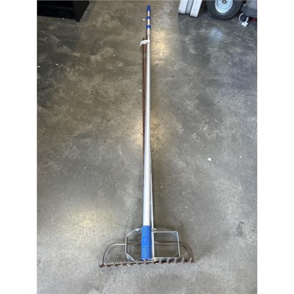 NEW PADDLE MIXER, EXTENDABLE ALUMINUM POLE AND RAKE