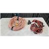 Image 1 : 2 HEAVY DUTY EXTENSION CORDS, WORKING, ONE IS 100FT, ONE IS TRIPLE PLUG