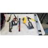 Image 4 : BLACK AND RED TOOL TOTE WITH ASSORTED HAND TOOLS