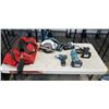 Image 1 : MAKITA 18V AND 12V CORDLESS TOOL SET WITH CURCULAR SAW, CUT OUT TOOL, IMPACT DRILL, AND 12V IMPACT, 