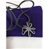 Image 1 : 925 STERLING SILVER OCTOPUS PENDANT W/ BLACK CORD NECKLACE