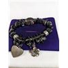 Image 1 : AMORE LOVE BLACK BEADS NECKLACE