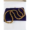 Image 1 : TWISTED GOLD TONE NECKLACE