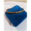 Image 2 : LILY ENGRAVED GOLD TONE BANGLE