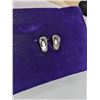 Image 1 : PAIR OF 925 STERLING SILVER W/ SANDAL EARRINGS