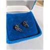 Image 2 : PAIR OF 925 STERLING SILVER W/ SANDAL EARRINGS