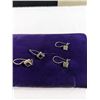 Image 2 : 2 PAIRS OF STERLING SILVER EARRINGS
