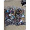 Image 1 : 2 SMALL BAGS OF JEWELRY PARTS AND MORE