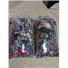 Image 2 : 2 SMALL BAGS OF JEWELRY PARTS AND MORE