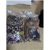Image 1 : 2 SMALL BAGS OF JEWELRY PARTS AND MORE