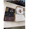 Image 1 : 2 LV  PURSES AND 3 DESIGNED WALLETS - ALL UNAUTHENTICATED