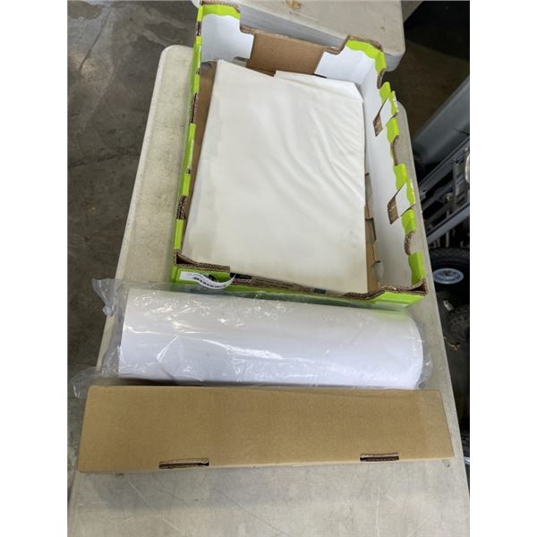 NEW ROLL OF WIDE FORMAT LASER PAPER & LASER PRINTER ACCESSORY