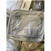 Image 3 : BOX OF HOUSEHOLD ITEMS INCLUDING 3 NEW TSA APPROVED BAGS, ZIKEE WEEKL PILL ORGANISER, 3 BRONZE LAMP 