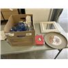 Image 1 : LOT OF COLLECTOR VARIOUS PLATES, MIRROR, BOWLS, CANDLES, TRAYS.