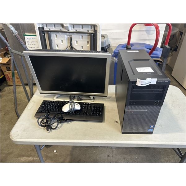 DELL OPTIPLEX 390 CORE I5 DESKTOP COMPUTER WITH MONITOR, KEYBOARD, AND MOUSE, READY TO USE