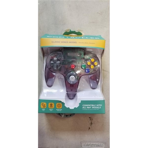NEW OLD SKOOL CLASSIC WIRED CONTROLLER FOR N64