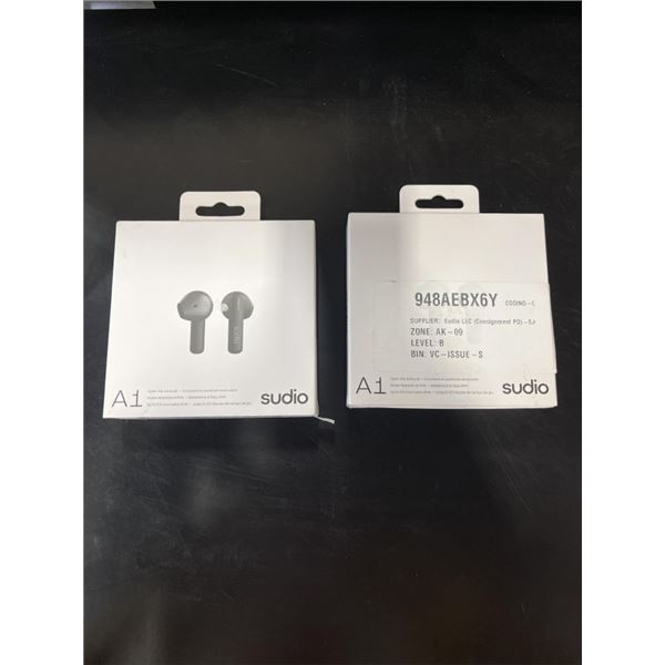 2 PAIRS OF A1 OPEN EAR BLUETOOTH EARBUDS