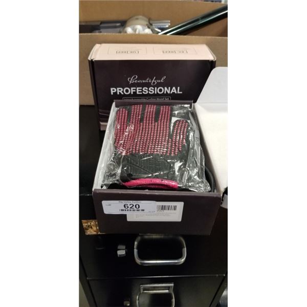 2 NEW BEAUTIFUL PROFESSINAL INTERCHANGABLE CURLING WAND SET