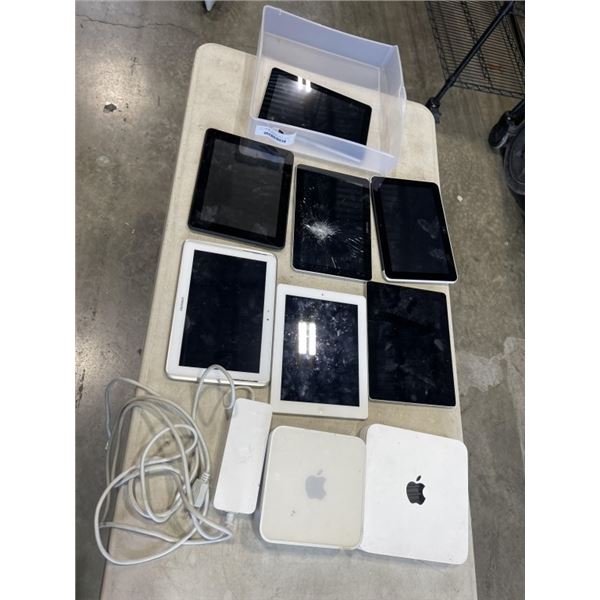 APPLE TV AND ASSORTED IPADS - PARTS ONLY