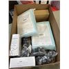 Image 2 : BOX OF PET ITEMS INCLUDING 2 NEW KANECH WATERPROOF UNDERPADS, 2 CATGURU CAT FOOD DISHES, NO PULL DOG