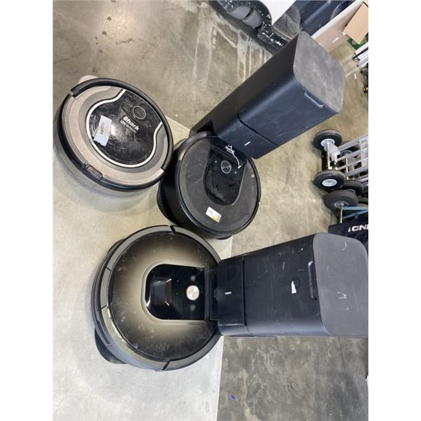 2 ROBOT VACUUMS - BOTH FOR PARTS