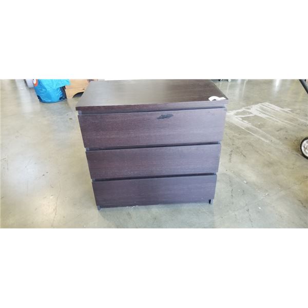 IKEA 3 DRAWER MALM DRESSER
