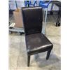 Image 2 : DROP SIDE TABLE AND LEATHER CHAIR