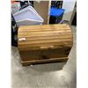 Image 1 : LARGE VINTAGE WOODEN STORAGE CHEST